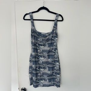 Reformation Becky dress in Rome print size M